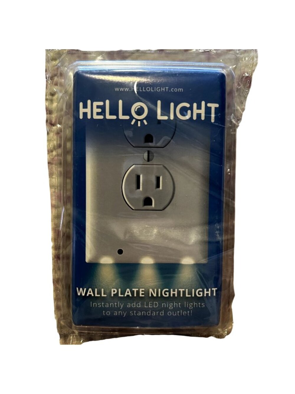 HelloLight Nightlight Wall Light Hello Light Night Light LED Duplex White